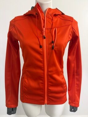 Mondetta Orange Hooded Activewear Jacket